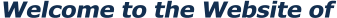 Welcome to the Website of