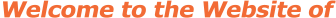Welcome to the Website of